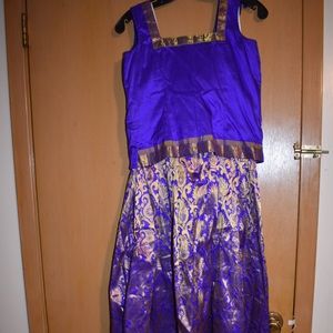 Typical South Indian traditional outfit. Pure silk